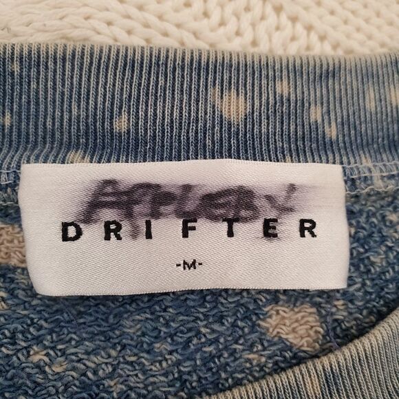 Drifter Yameyo Bleach Splash Sweatshirt size Medium in Blue - Picture 12 of 14
